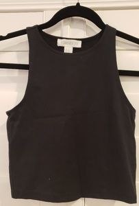 Black crop top